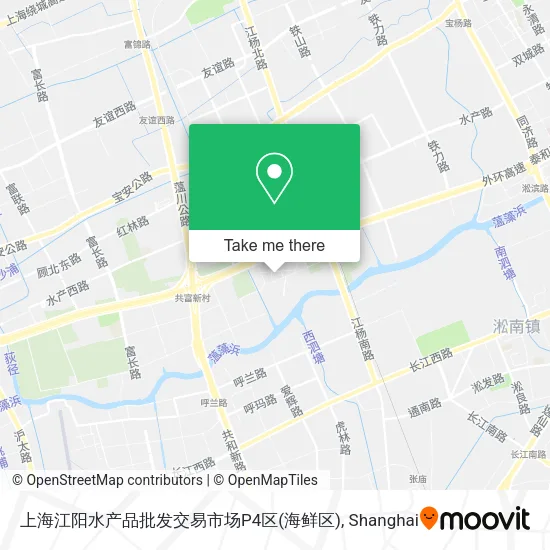 上海江阳水产品批发交易市场P4区(海鲜区) map