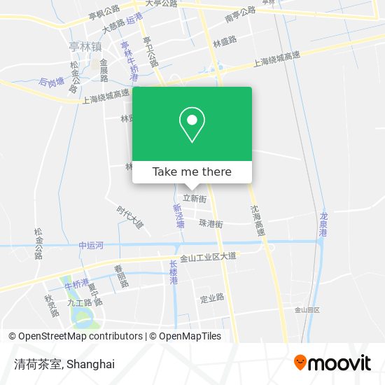 清荷茶室 map