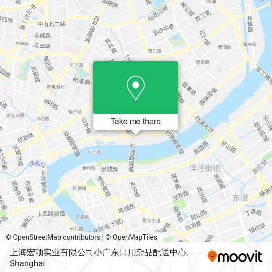 上海宏项实业有限公司小广东日用杂品配送中心 map