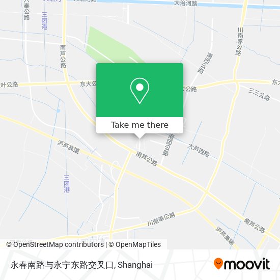永春南路与永宁东路交叉口 map