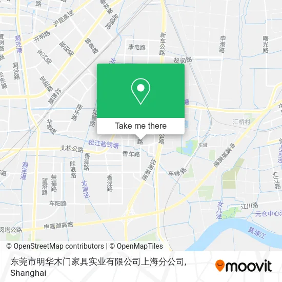 东莞市明华木门家具实业有限公司上海分公司 map