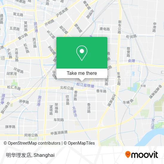 明华理发店 map