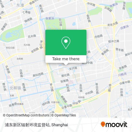 浦东新区辐射环境监督站 map