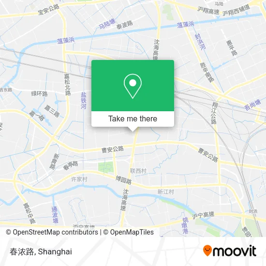 春浓路 map