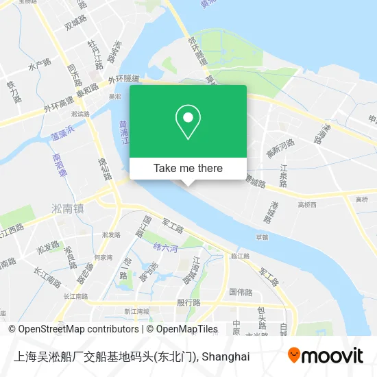 上海吴淞船厂交船基地码头(东北门) map