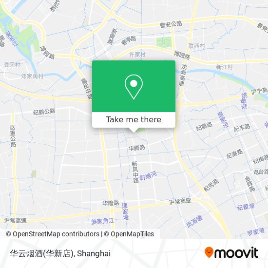 华云烟酒(华新店) map