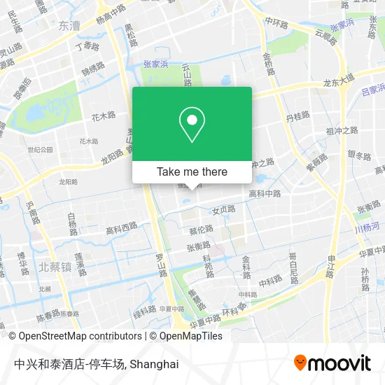中兴和泰酒店-停车场 map