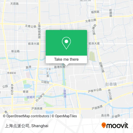 上海点派公司 map