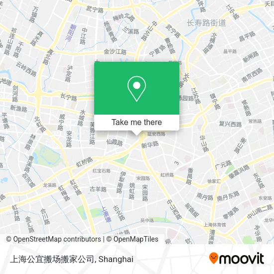 上海公宜搬场搬家公司 map
