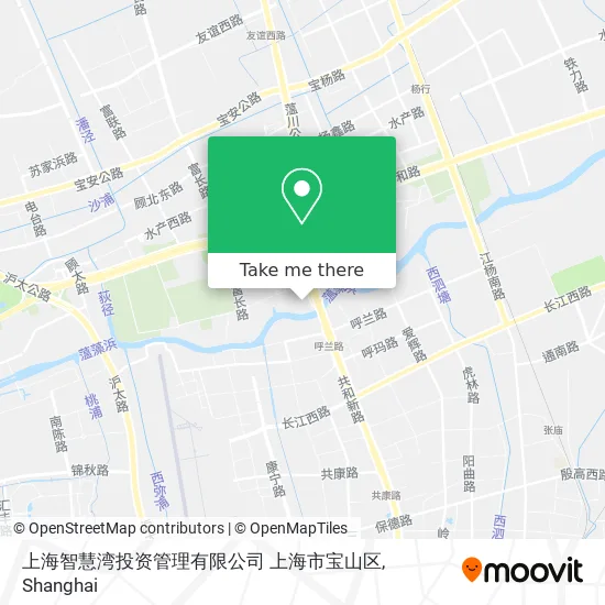 上海智慧湾投资管理有限公司 上海市宝山区 map