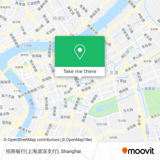招商银行(上海源深支行) map