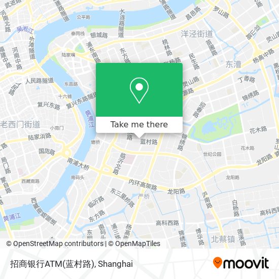 招商银行ATM(蓝村路) map
