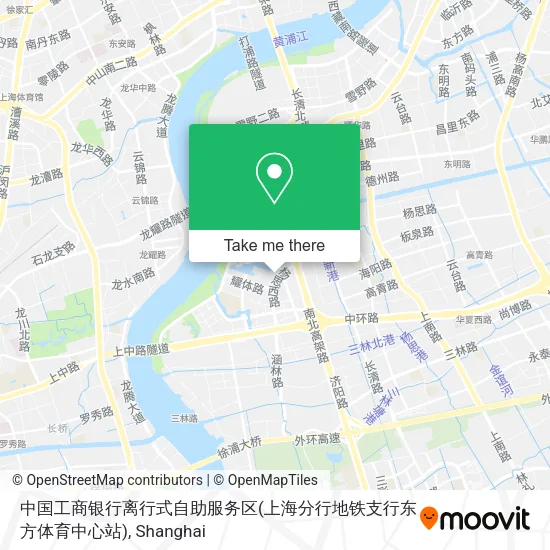 中国工商银行离行式自助服务区(上海分行地铁支行东方体育中心站) map