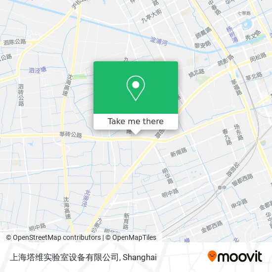 上海塔维实验室设备有限公司 map