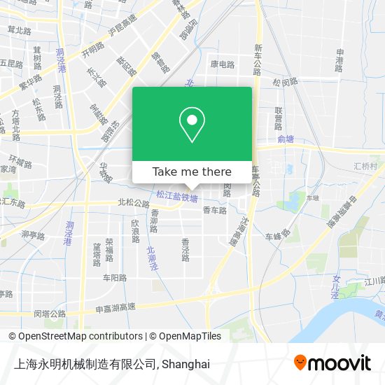 上海永明机械制造有限公司 map