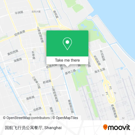 国航飞行员公寓餐厅 map