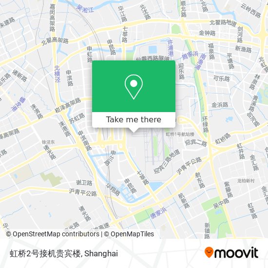 虹桥2号接机贵宾楼 map