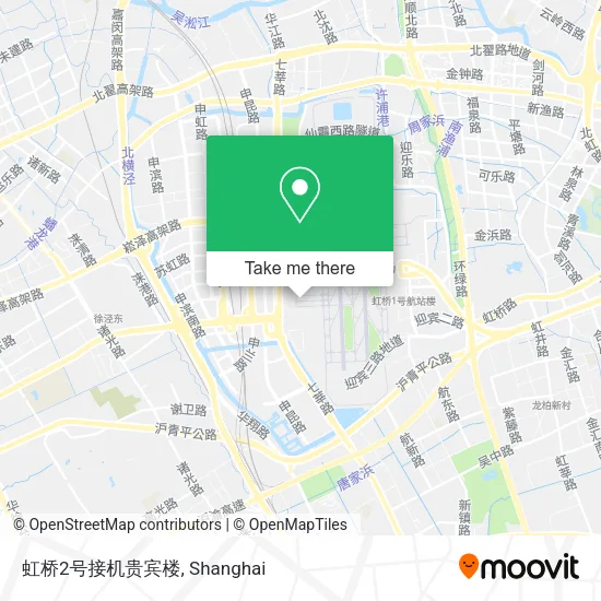 虹桥2号接机贵宾楼 map