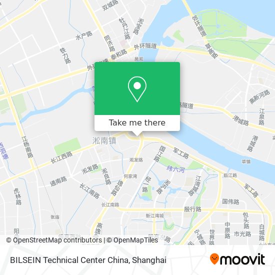 BILSEIN Technical Center China map