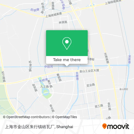 上海市金山区朱行镇砖瓦厂 map