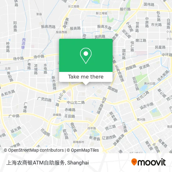 上海农商银ATM自助服务 map