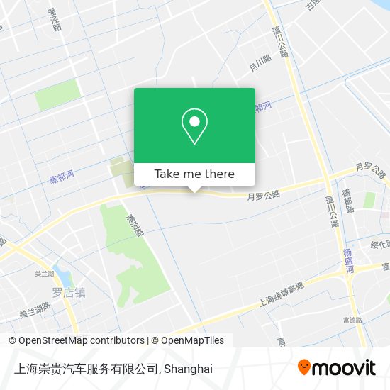 上海崇贵汽车服务有限公司 map