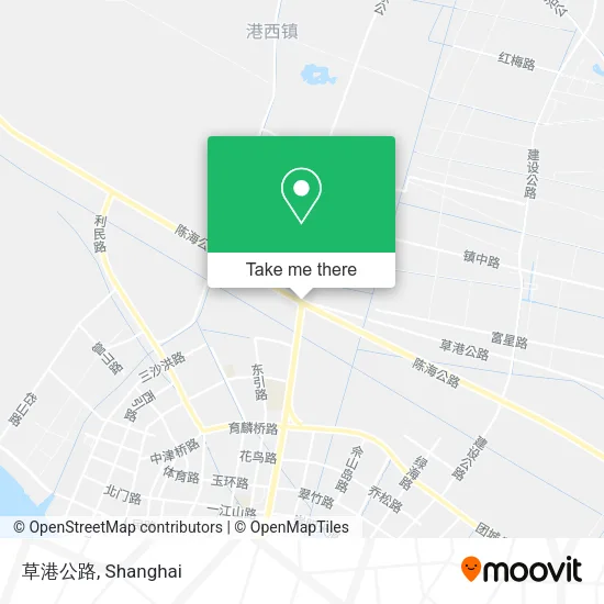 草港公路 map