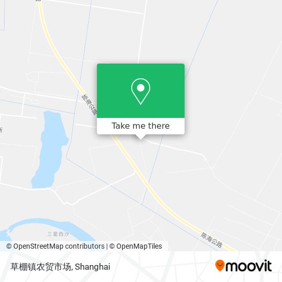 草棚镇农贸市场 map