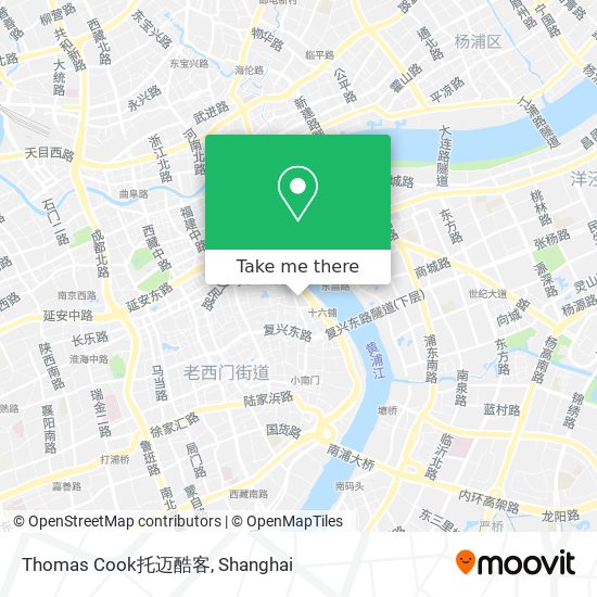 Thomas Cook托迈酷客 map