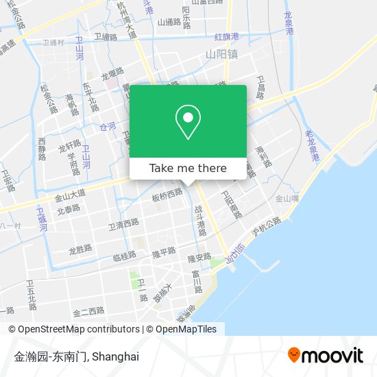 金瀚园-东南门 map