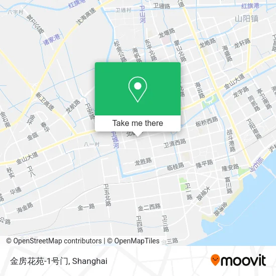 金房花苑-1号门 map
