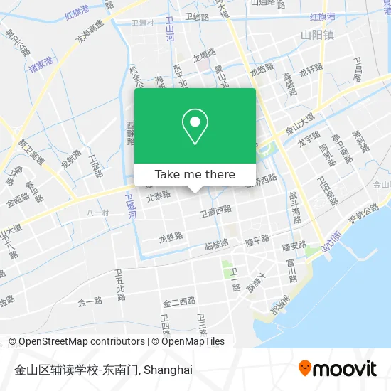 金山区辅读学校-东南门 map