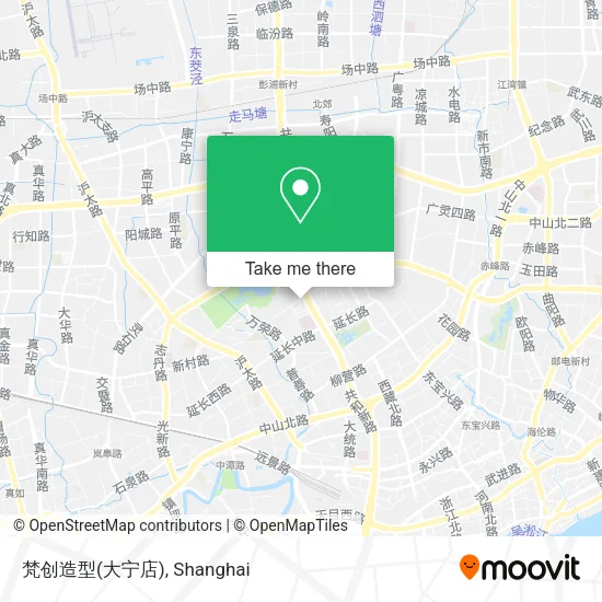 梵创造型(大宁店) map