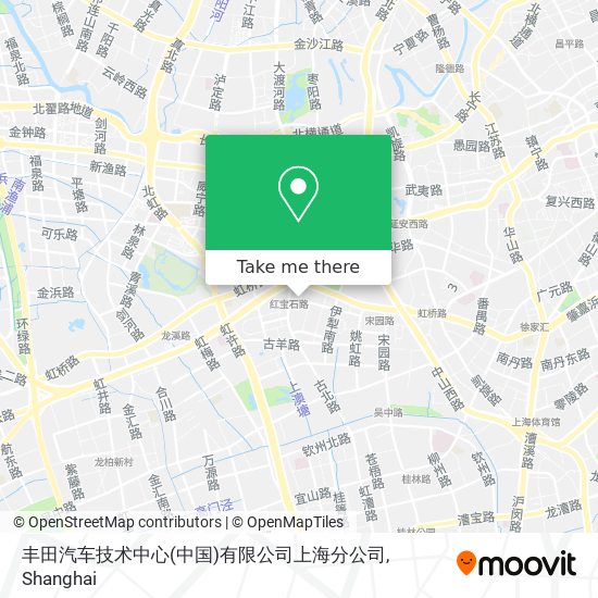 丰田汽车技术中心(中国)有限公司上海分公司 map