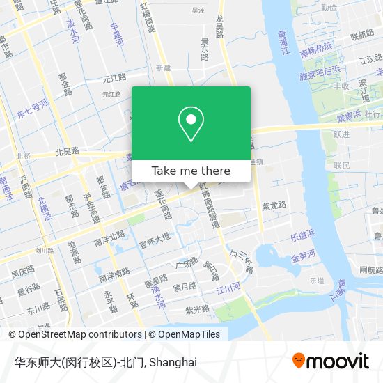华东师大(闵行校区)-北门 map