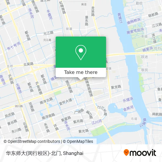 华东师大(闵行校区)-北门 map