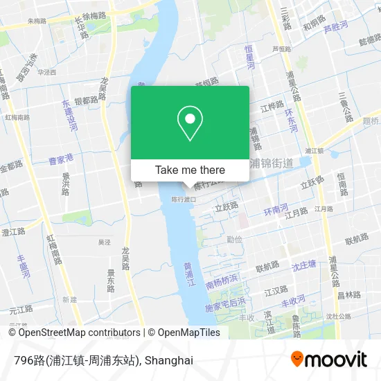 796路(浦江镇-周浦东站) map