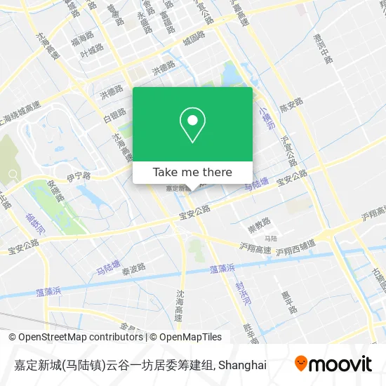 嘉定新城(马陆镇)云谷一坊居委筹建组 map