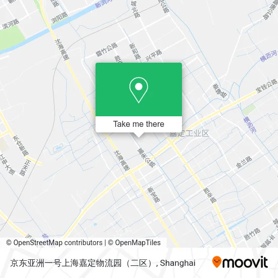 京东亚洲一号上海嘉定物流园（二区） map