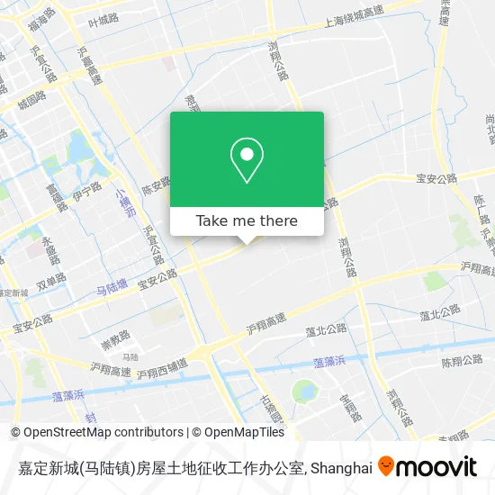 嘉定新城(马陆镇)房屋土地征收工作办公室 map