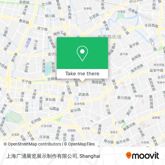 上海广涌展览展示制作有限公司 map