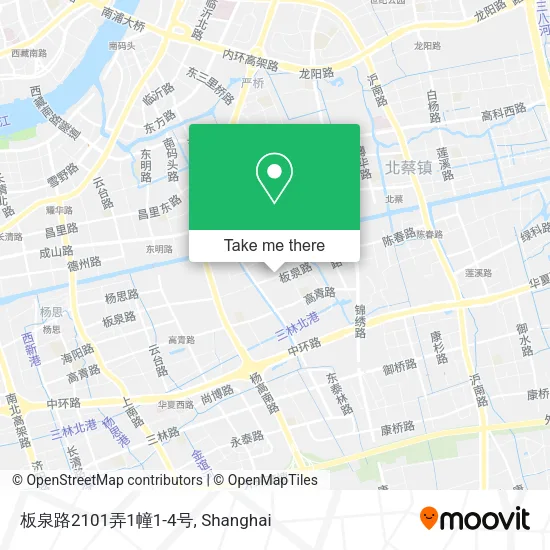 板泉路2101弄1幢1-4号 map