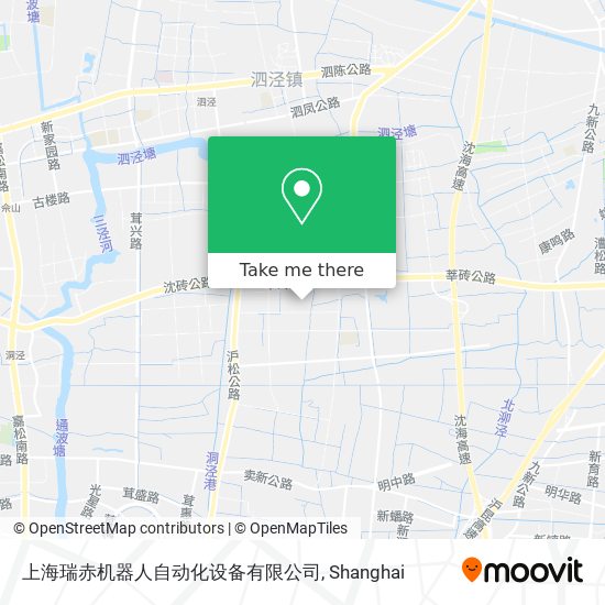 上海瑞赤机器人自动化设备有限公司 map