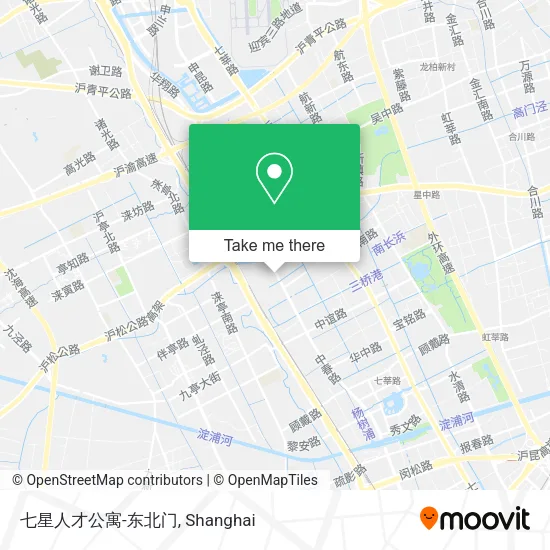 七星人才公寓-东北门 map