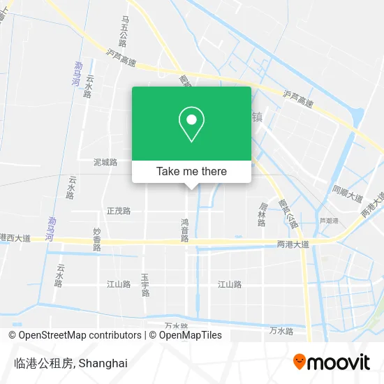 临港公租房 map
