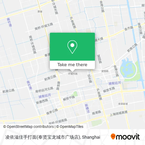 凌依滋佳手打面(奉贤宝龙城市广场店) map