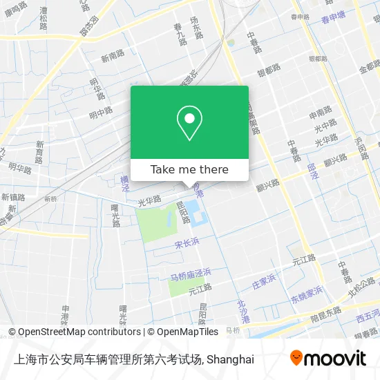 上海市公安局车辆管理所第六考试场 map