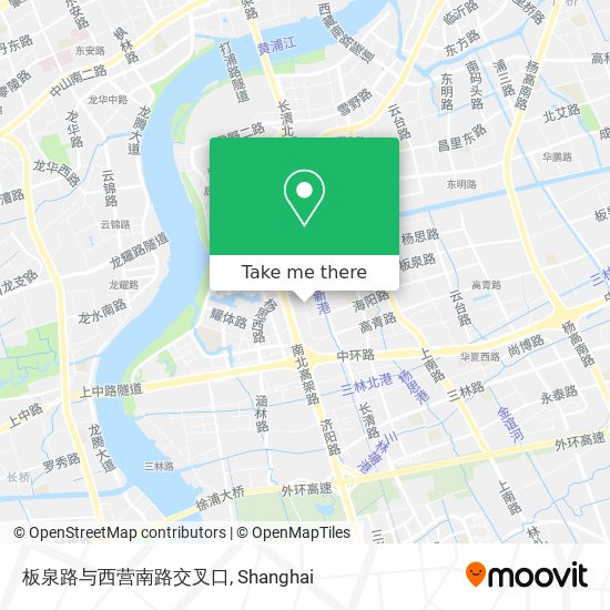 板泉路与西营南路交叉口 map