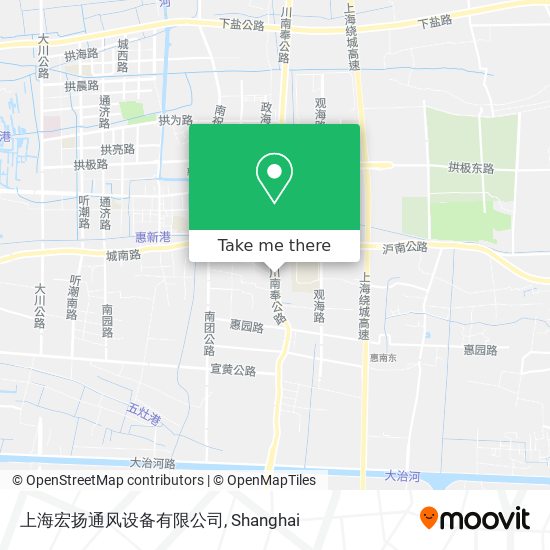 上海宏扬通风设备有限公司 map