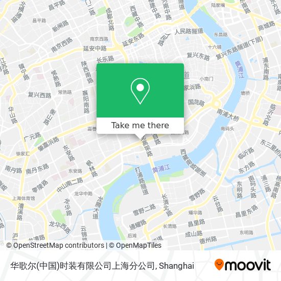 华歌尔(中国)时装有限公司上海分公司 map